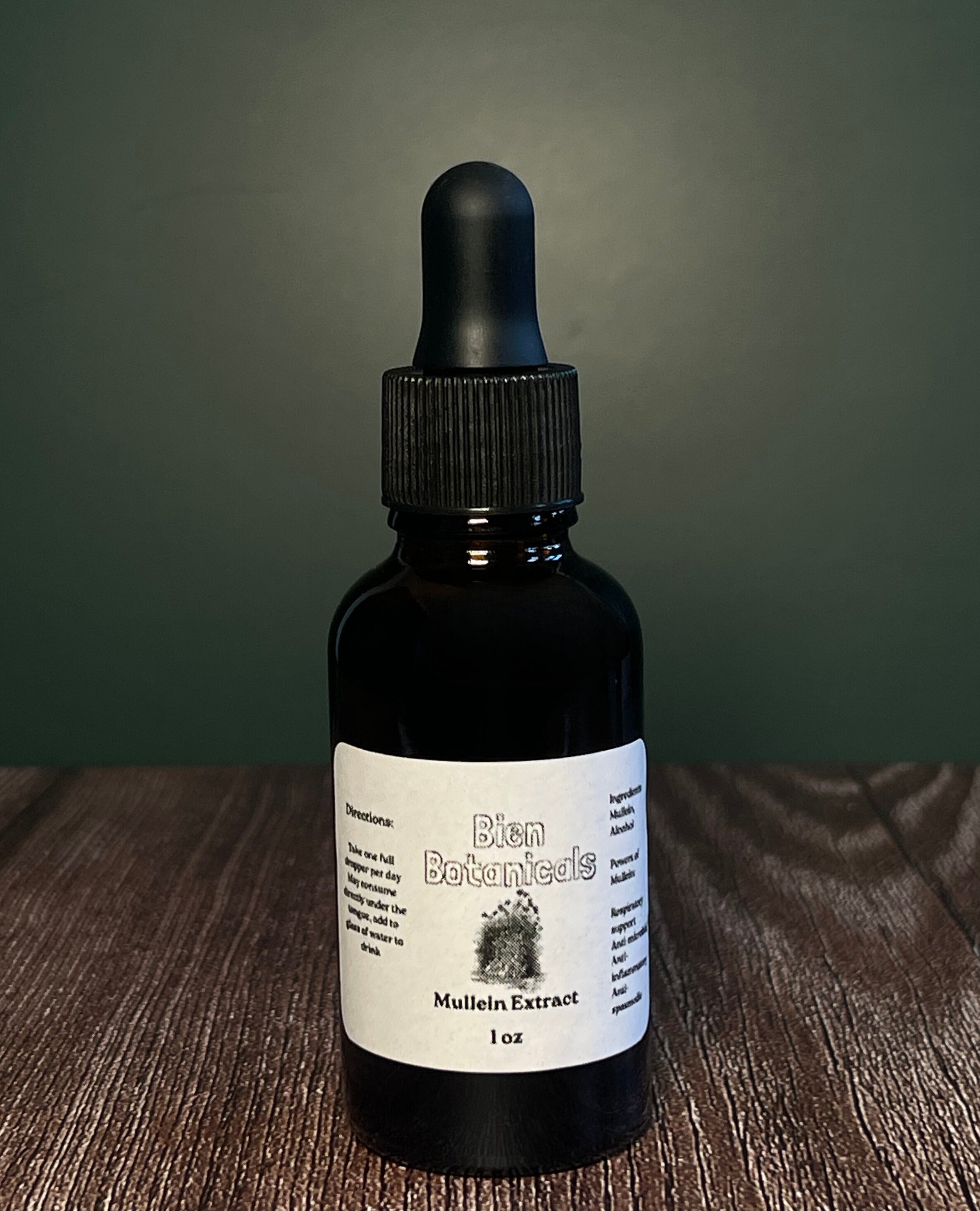 Mullein Leaf Extract – Alcohol-Based Tincture